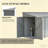 Lean to Metal Shed,Garden Shed