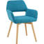 Chaise avec accoudoirs rembourrée Philodendron-910922140