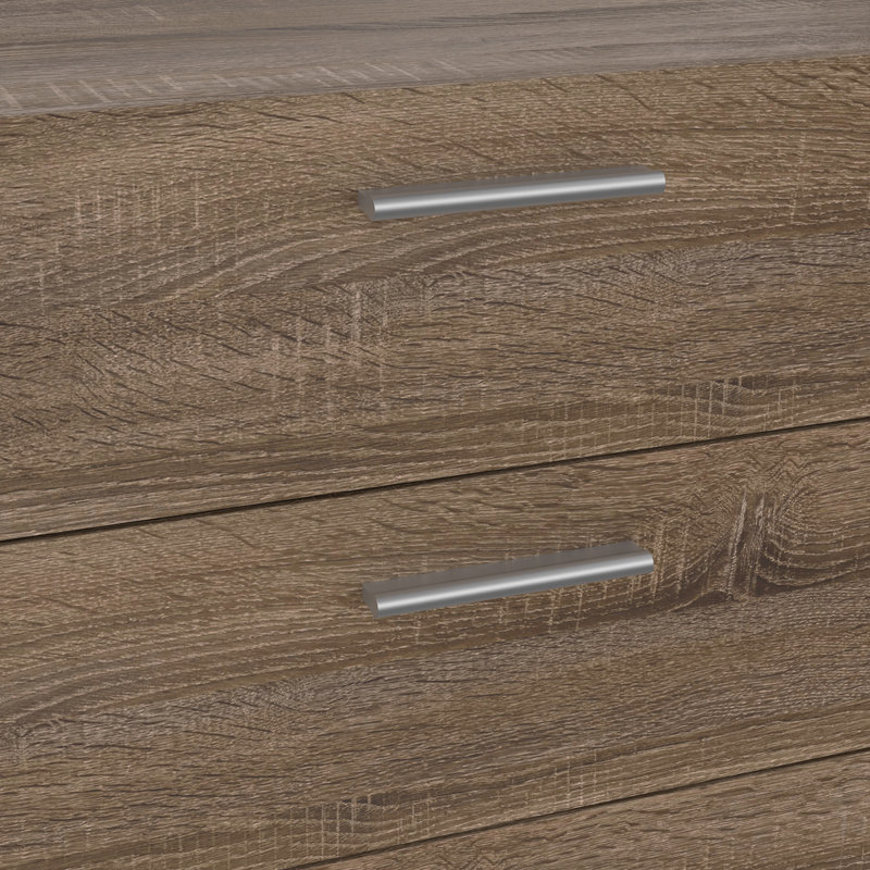 Gianna 8 Drawer 55.12" W Double Dresser, White