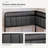 Modern Twin Daybed With Storage & Charging - Corner Design, Led Lights-1329029891-1317055148