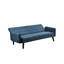 Canapé-lit convertible de 72 po avec porte-gobelet et table escamotable