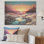 Winter Mountain Pond Sunset Serenity - Winter Mountains sur impression sur bois