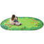 Tapis vert à motif abstrait-725731272