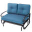 Banc d'extérieur en métal avec coussins Craigmore-877710247