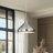 1-light 12 In. Single Pendant With Teardrop Metal Shade-613437434