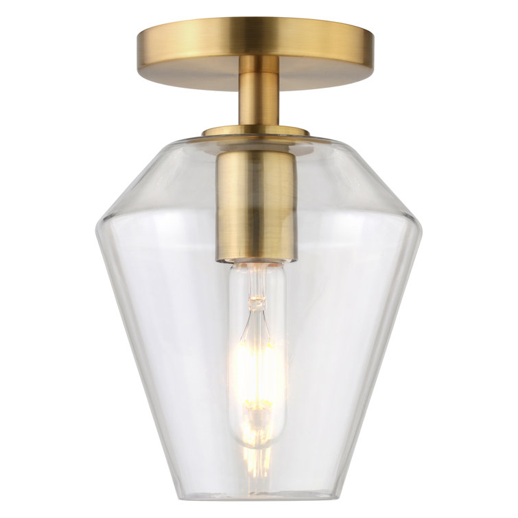 Alexsondra Glass Semi Flush Mount