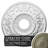 Endurathane Orrington Ceiling Medallion, 19 5/8"OD x 4 3/4"ID x 1 3/4"P (Fits Canopies up to 4 3/4"), Hand-Painted Castle Stone Crackle Finish-28579714