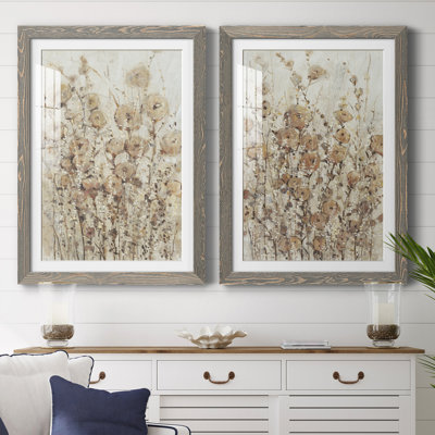 " Garden Edge I " 2 - Pieces Painting Print