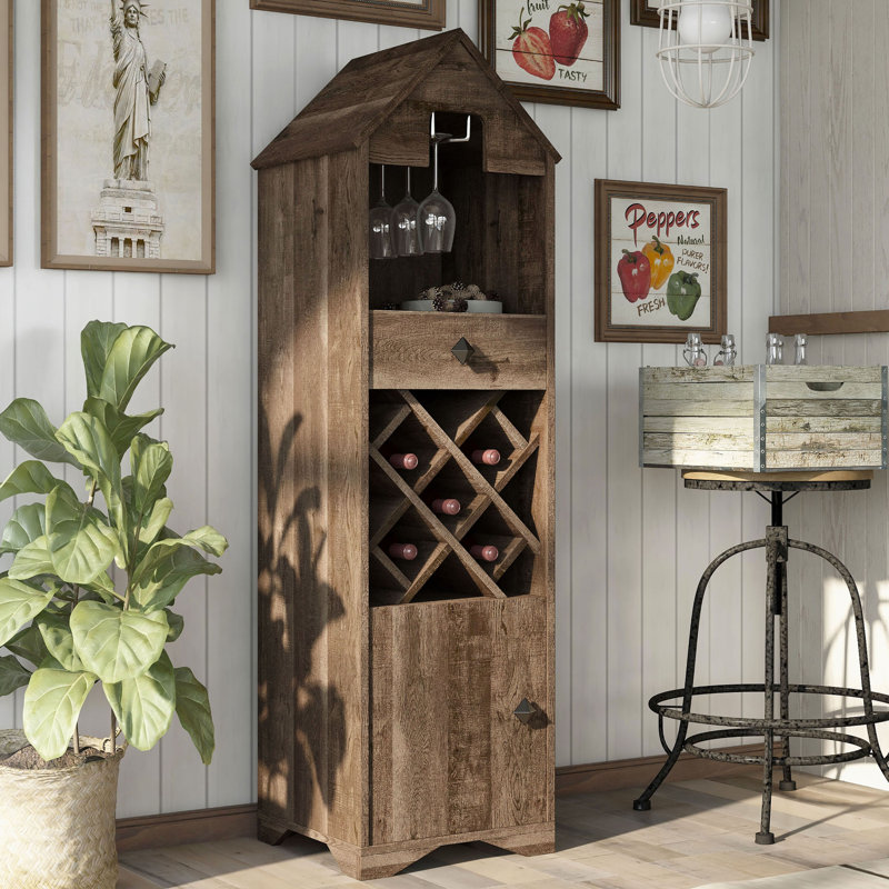 Bar avec rangement pour le vin Brungardt