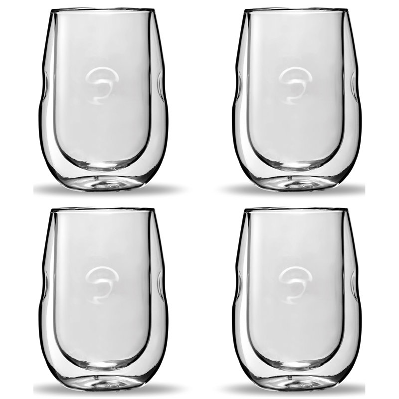 Ensemble de 4 verres à vin 10 oz Ozeri Moderna Artisan Series , 4