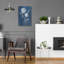 «Airy Blooms 2 Dark Blue» par Danhui Nai, art mural en verre acrylique-1191535477