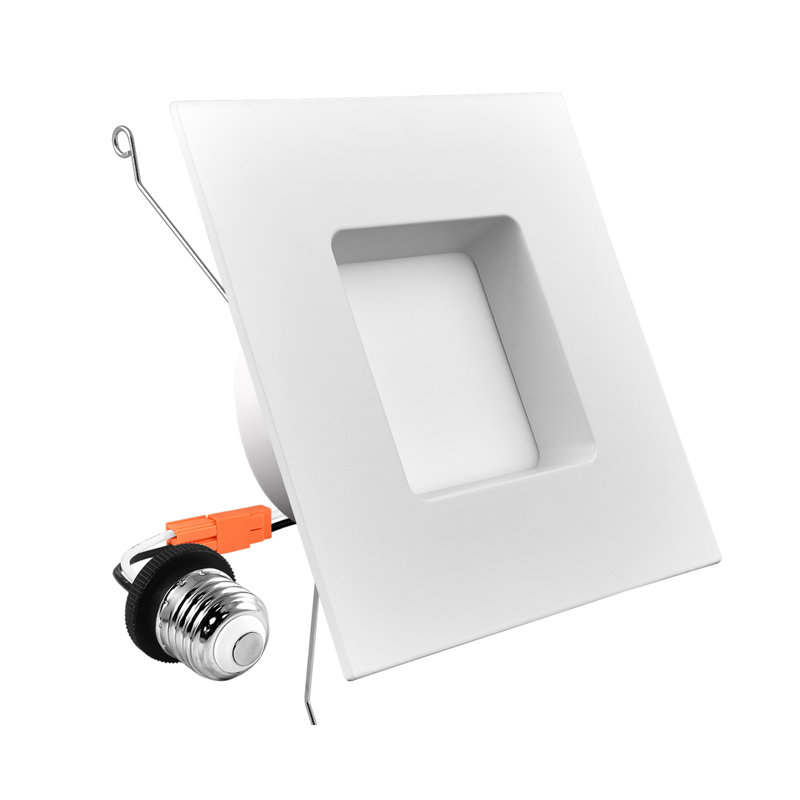 Luxrite Selectable White 14W LED Square Recessed Lighting, Energy Star Certified