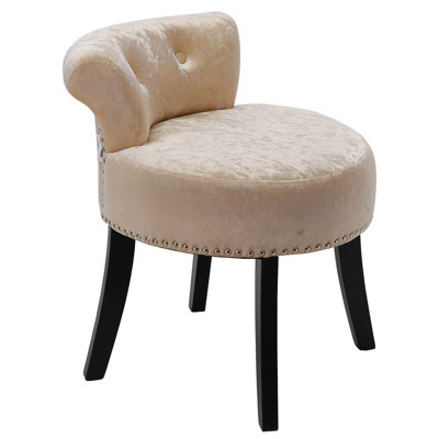 Solid + Manufactured Wood Accent Stool