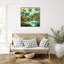 Tropical Paradise Dreams II by Lazar studio Framed Canvas Wall Art Print-904048175