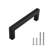 Classica Collection Square Handle Pull - 3" Center to Center Cabinet Pull Matte Black - Contemporary Hardware for Drawers & Cabinets - 25 Pack-70454790-122074338