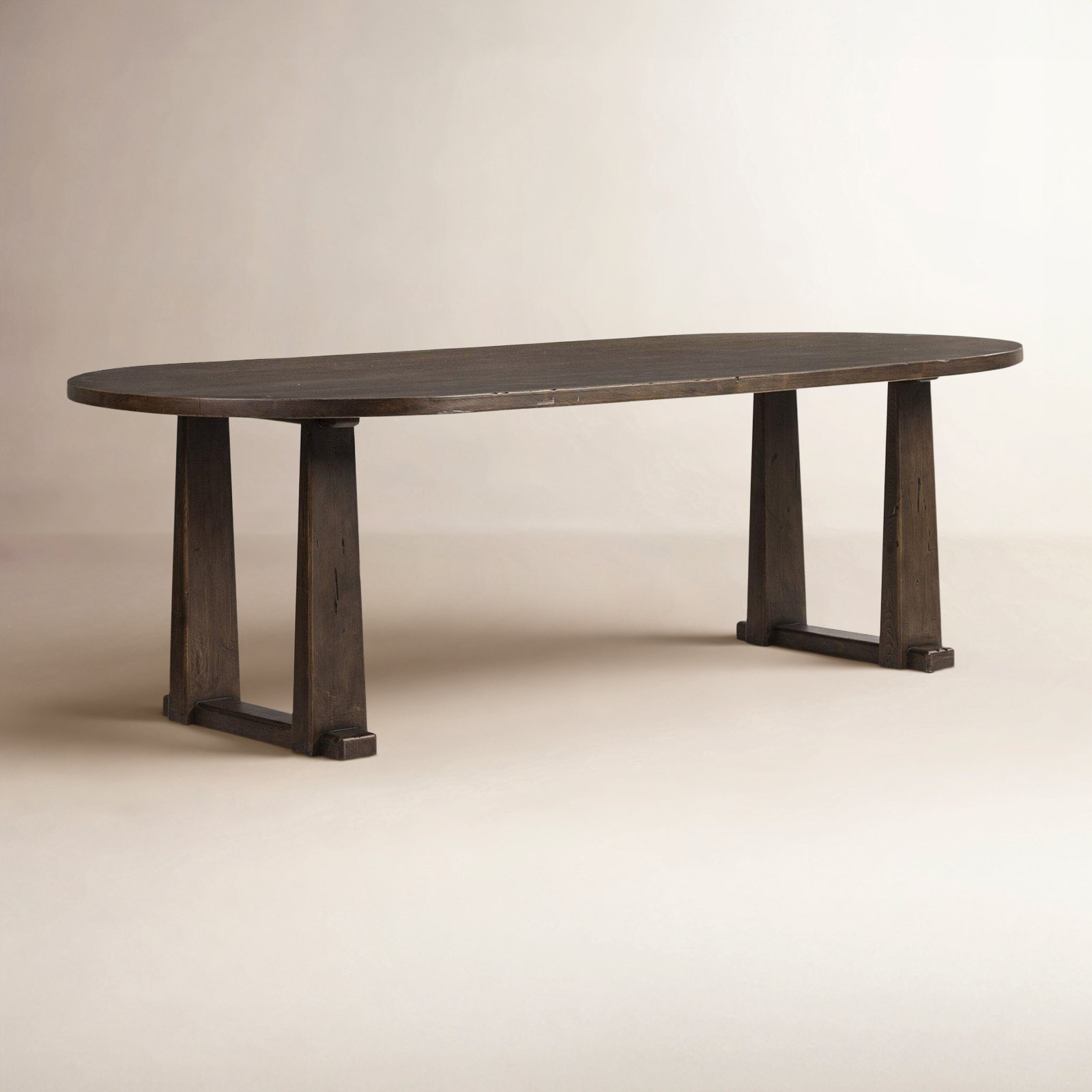 Ayla Dining Table, Aged Pine