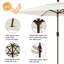 Parasol de marché rectangulaire 6 pi 6 po x 10 pi Monek-1552689576