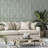 Wickham Green Stag Damask Wallpaper