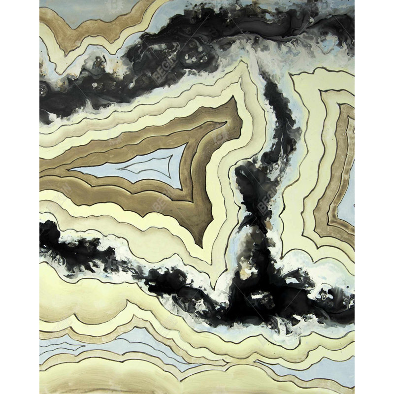 Lace Agate Print On Canvas, H 60 po x l 48 po