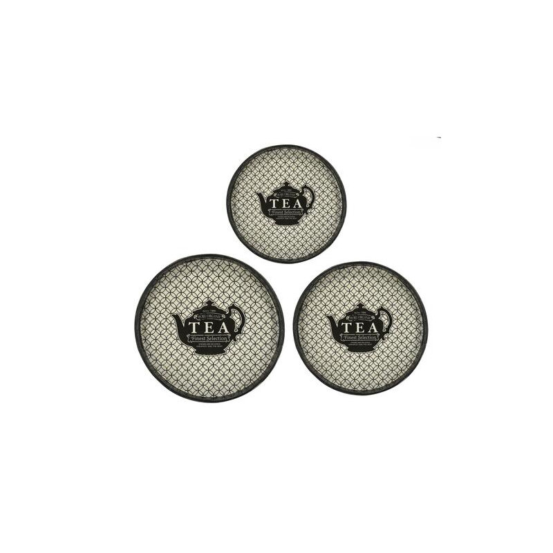 Ensemble de plateaux de service 3 pièces Kareem