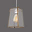24 cm H Square Glass Pendant Shade ( Uno ) in Gold