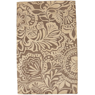 Tapis moderne touffeté à la main 5 x 8