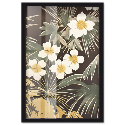 Impression de boîte-cadre décorative Jungle Noir II par Art Remedy