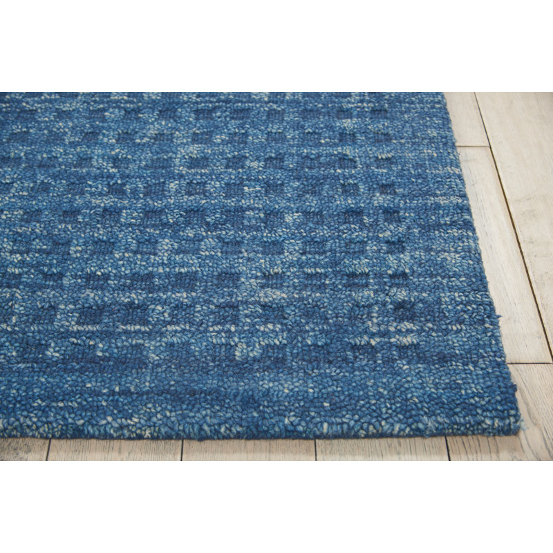 Wool Checkered Indoor Rug, Rectangle 8' x 10'6"