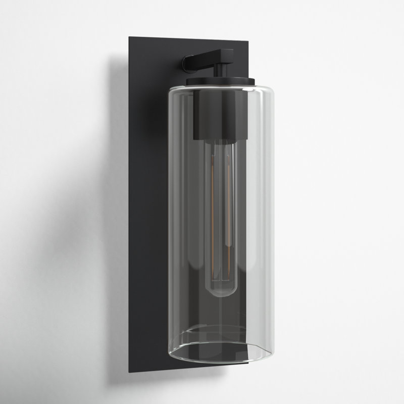 Chimere Steel Armed Sconce, Black