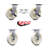 4 Piece Nylon Caster Set