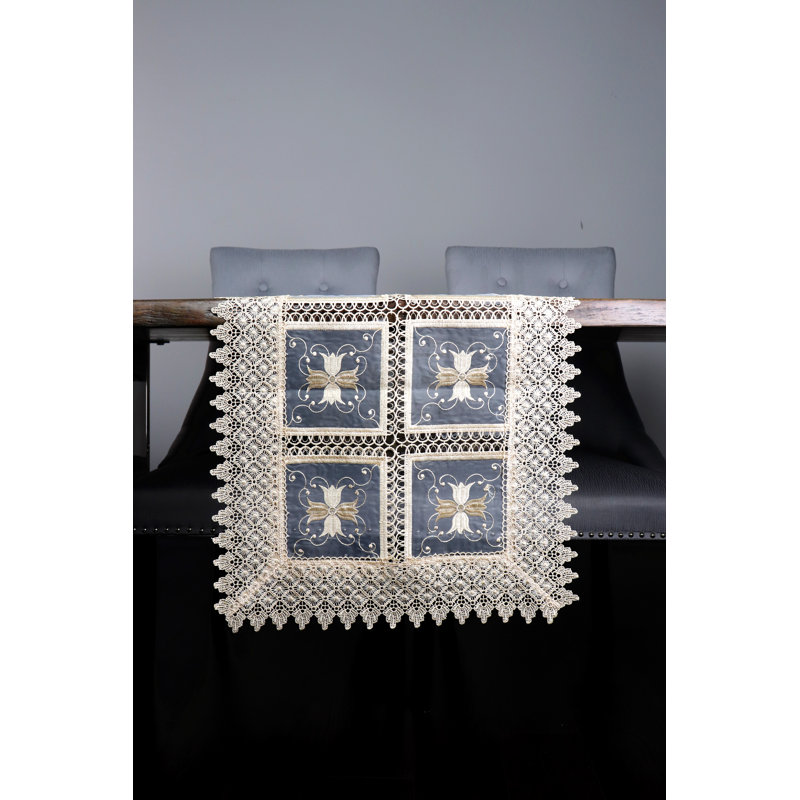 Jamal Floral Table Runner, 36" x 16"