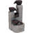 Ringwood Weather-Resistant Tiered Vessels Solar Water Fountain with Battery