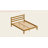 Mid-Century Solid Wood Platform Bed with Headboard, Modern Bed Frame with Quiet & Sturdy Support - No Box Spring Needed-738276619-742934056