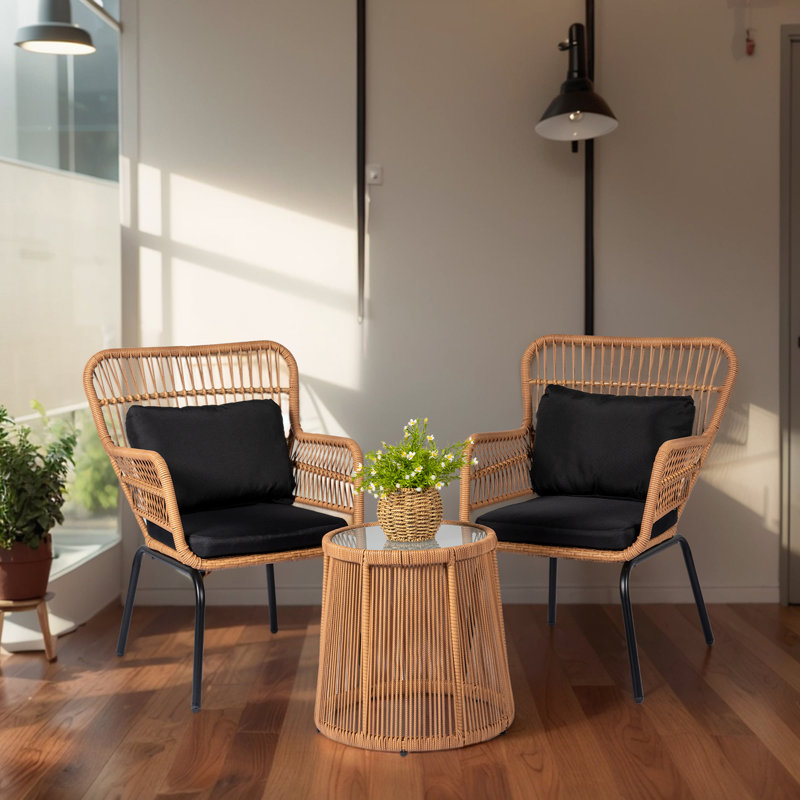 Dawna 3 Piece Seating Group with Cushions