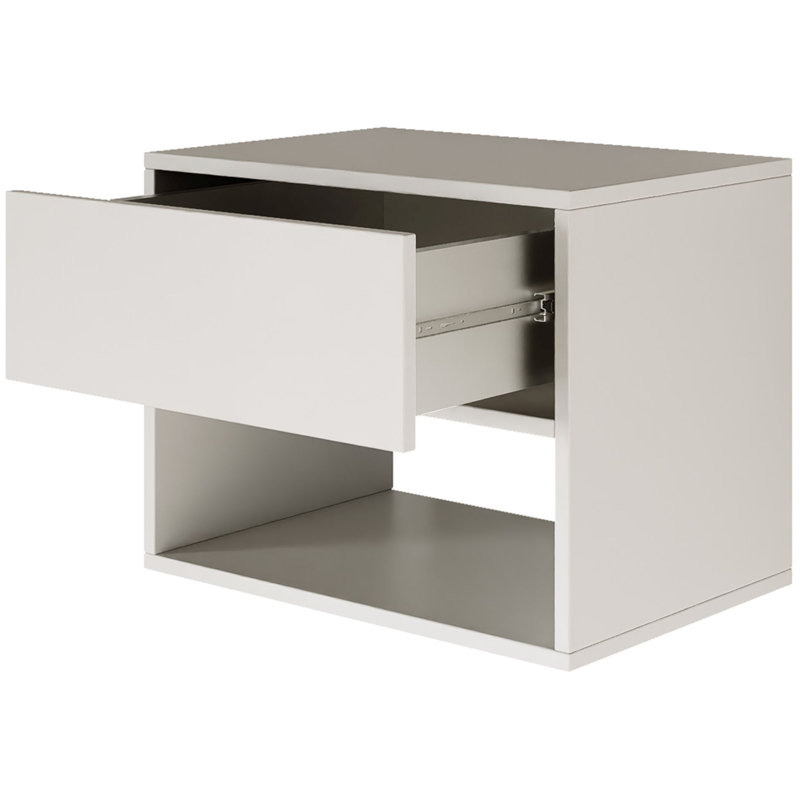 50cm W Manufactured Wood Bedside Table