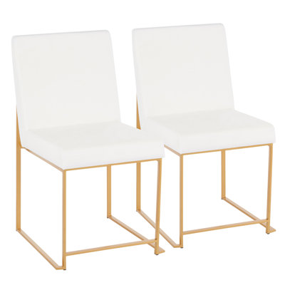 Brieon 19.25'' H Upholstered Metal Side Chair
