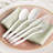 Disposable White Flatware Set 5 in 1