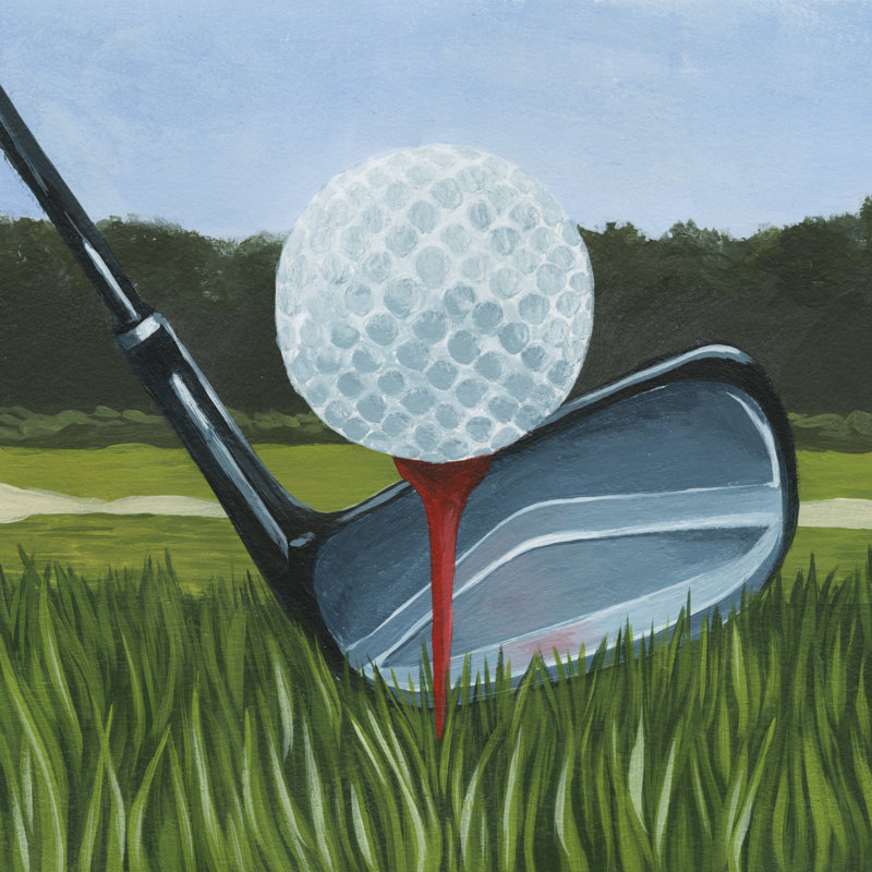 Tee Off II, H 20 po x l 20 po
