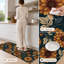 Tapis de cuisine lavables antidérapants à motif tournesol