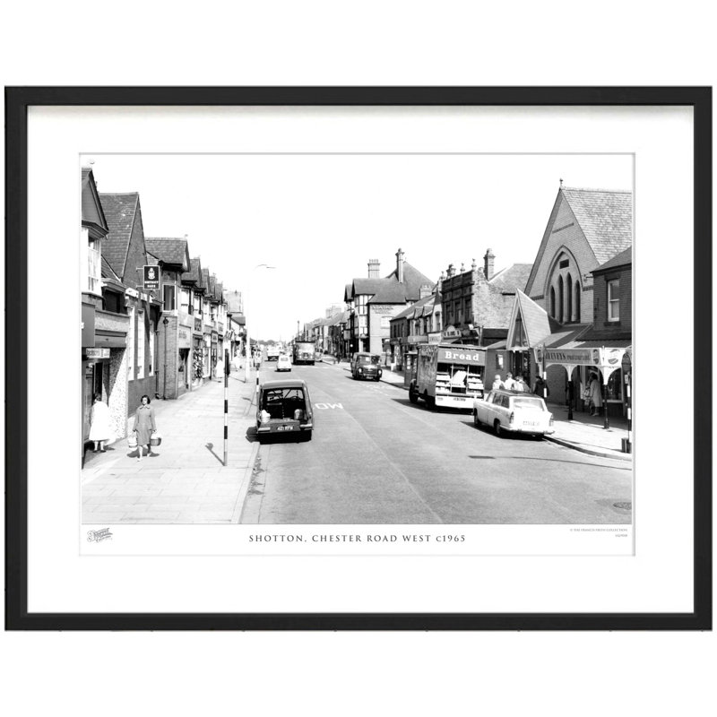 Shotton, Chester Road West C1965 by Francis Frith - Single Picture Frame Print, 45cm H x 60cm W x 2.3cm D