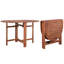 ShipstStour Oval Acacia Solid Wood Outdoor Dining Table - 120 cm W 70 cm D