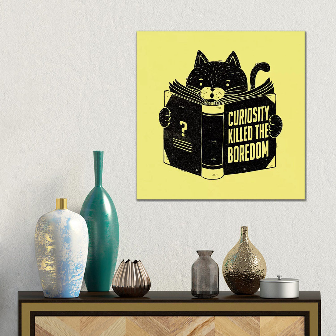 Curiosity Killed The Boredom von Tobias Fonseca - No Frame Gallery-Wrapped Canvas Giclée on Canvas