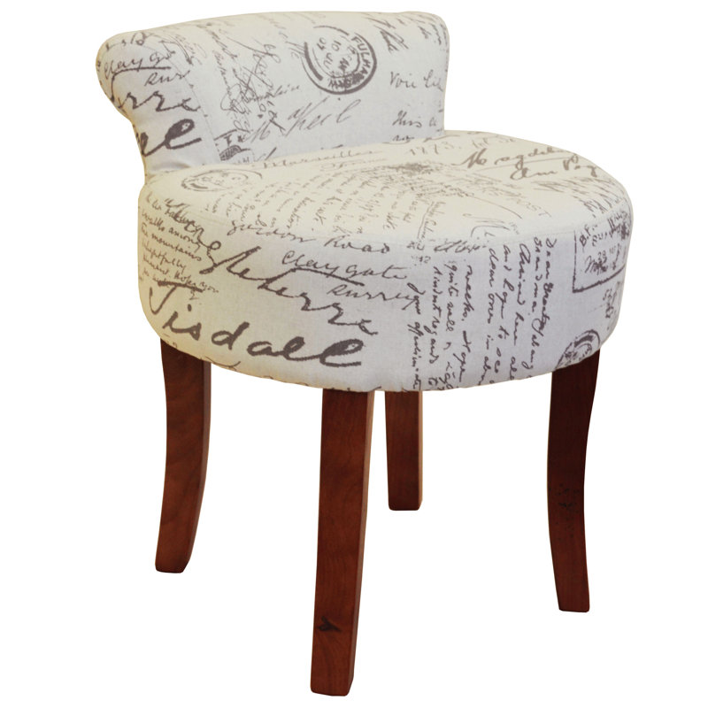 Adamma Solid Wood Accent Stool