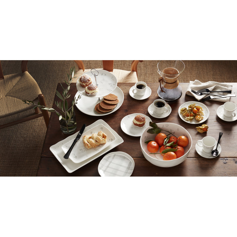 Oyster Bay 4Pc Tidbit Plates, Assorted Patterns