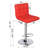 Ludmil Swivel Adjustable Height 32.5" Bar Stool-734500238-734500234