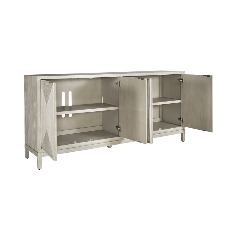 Emry Four Door Accent Cabinet w/ Adjustable Shelves