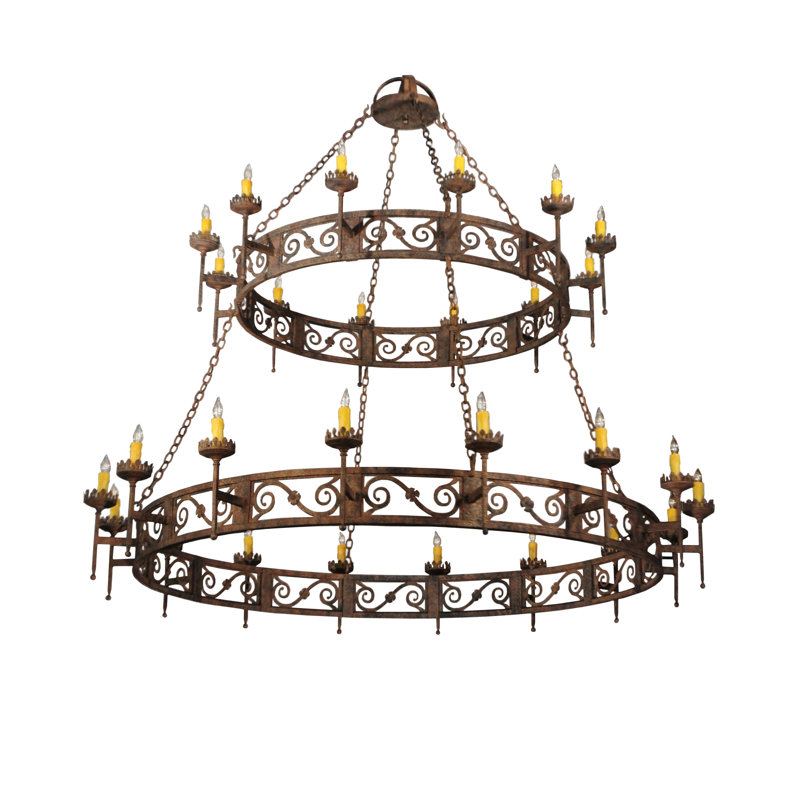 Rustic Lodge 16 - Light Chandelier