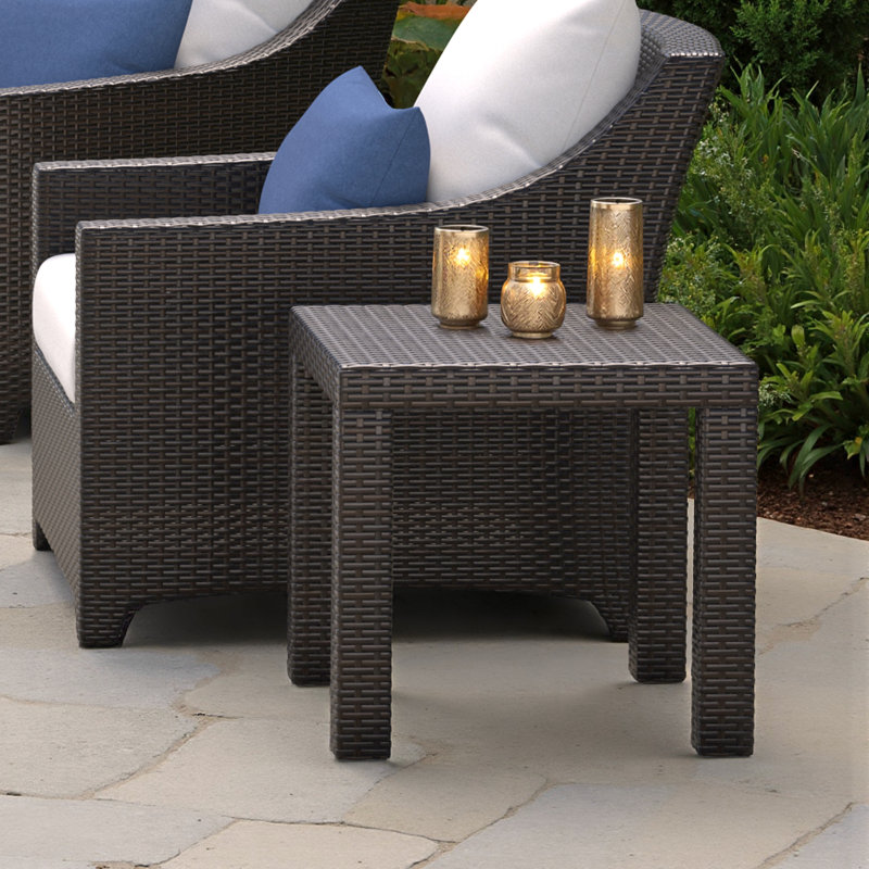 Fionnula 20" W Square Patio Side Table
