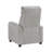 Pary Manual Push Back Reclining Chair With Light Gray Ribbed Corduroy-1728814793