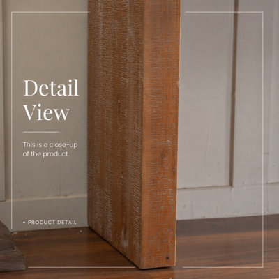 Console 63,78 pouces Rustic Farmhouse